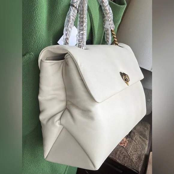 Authentic KURT GEIGER XL Pillow leather flap magnetic shoulder bag - Picture 12 of 15